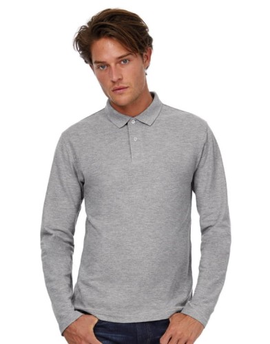Koszulka Polo z długim rękawem B&C ID.001 / Unisex