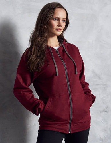 Bluza unisex Just Hoods Varsity Zoodie
