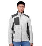 Męski polar ID Identity melanż z wstawkami softshell