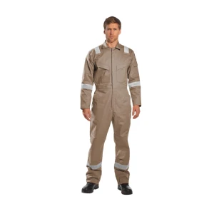 Super lekki, trudnopalny, antyelektrostatyczny kombinezon Portwest