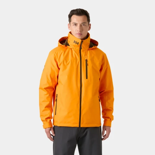 Męska ocieplana kurtka żeglarska z kapturem Helly Hansen - Crew Hooded Midlayer Sailing Jacket 2.0