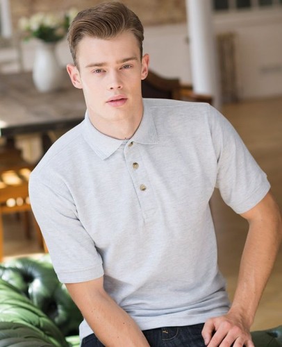 Męska koszulka Henbury Definitive Heavy Polo 65/35 (n)