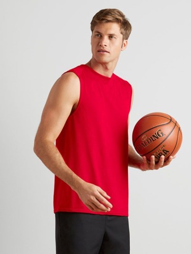 Koszulka sportowa męska Gildan bez rękawów (n)