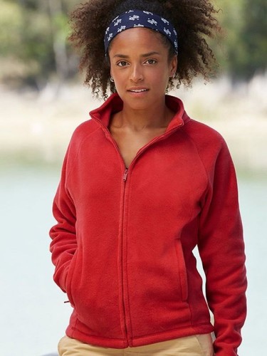Damski Polar Fruit of The Loom Lady-Fit Full-Zip Fleece (n)