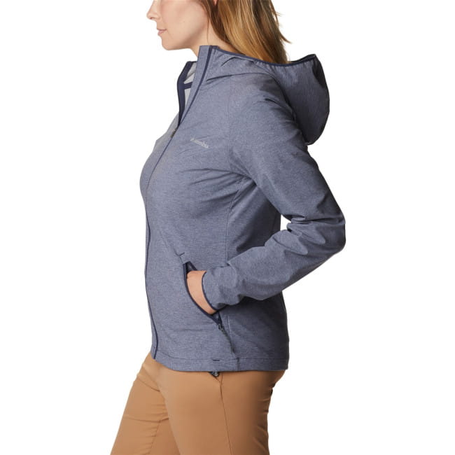 Columbia Heather Canyon Softshell Jas Heren - Waterafstotend Met 4-Way Stretch En Capuchon